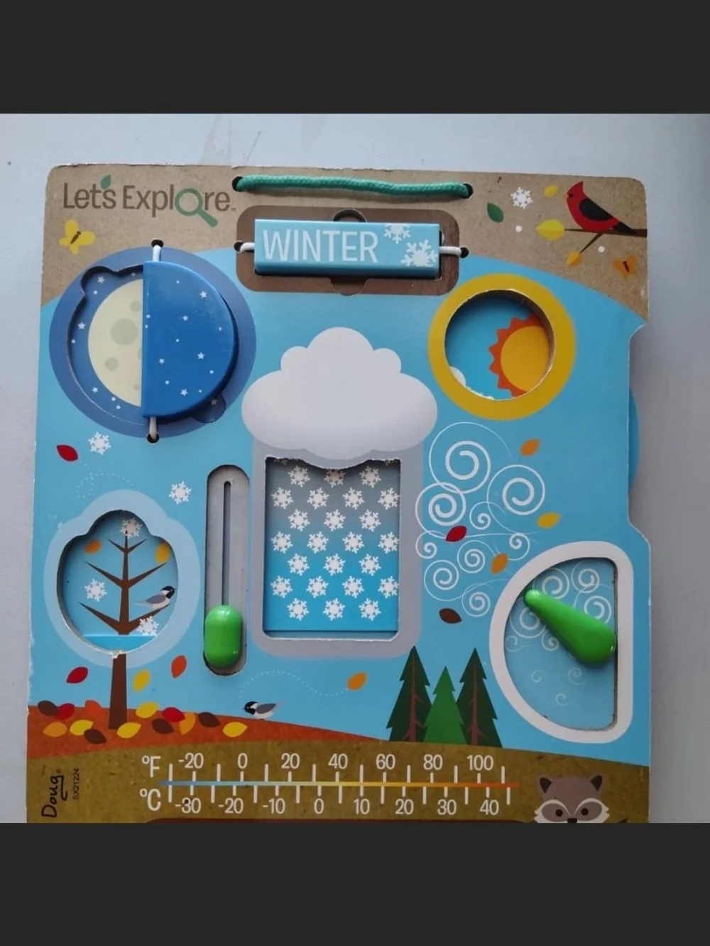 Melissa And Doug Wooden Seasons Busy Board